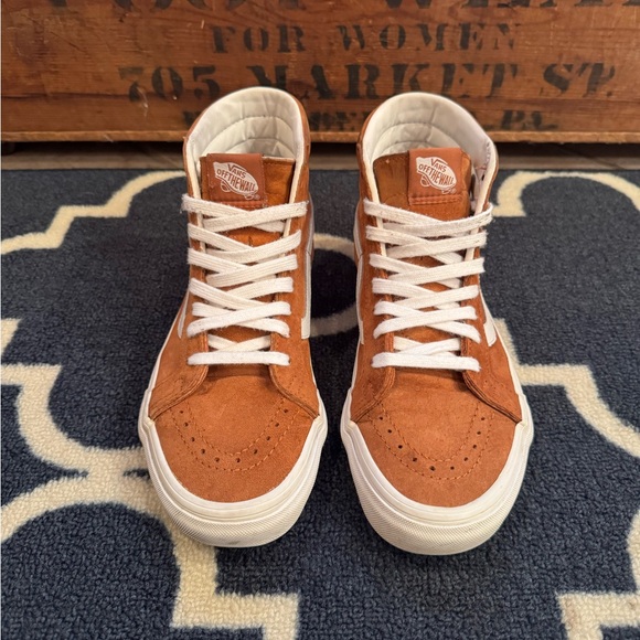 Vans® Unisex SK8-Hi Reissue High-Top Sneakers in Brown Suede - Picture 5 of 9